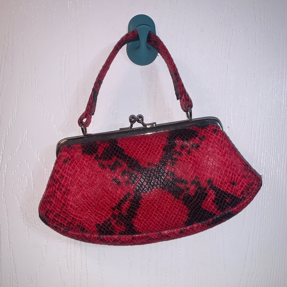 Mini snake print bag